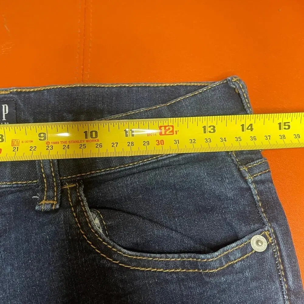 Gap 2 pairs of  Denim Stretch Skinny & Straight Jeans Youth size 16